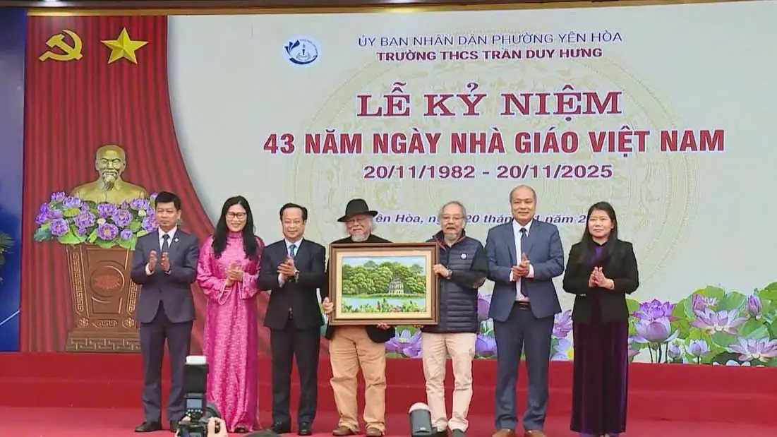 Trường THCS Trần Duy Hưng tri ân đội ngũ nhà giáo